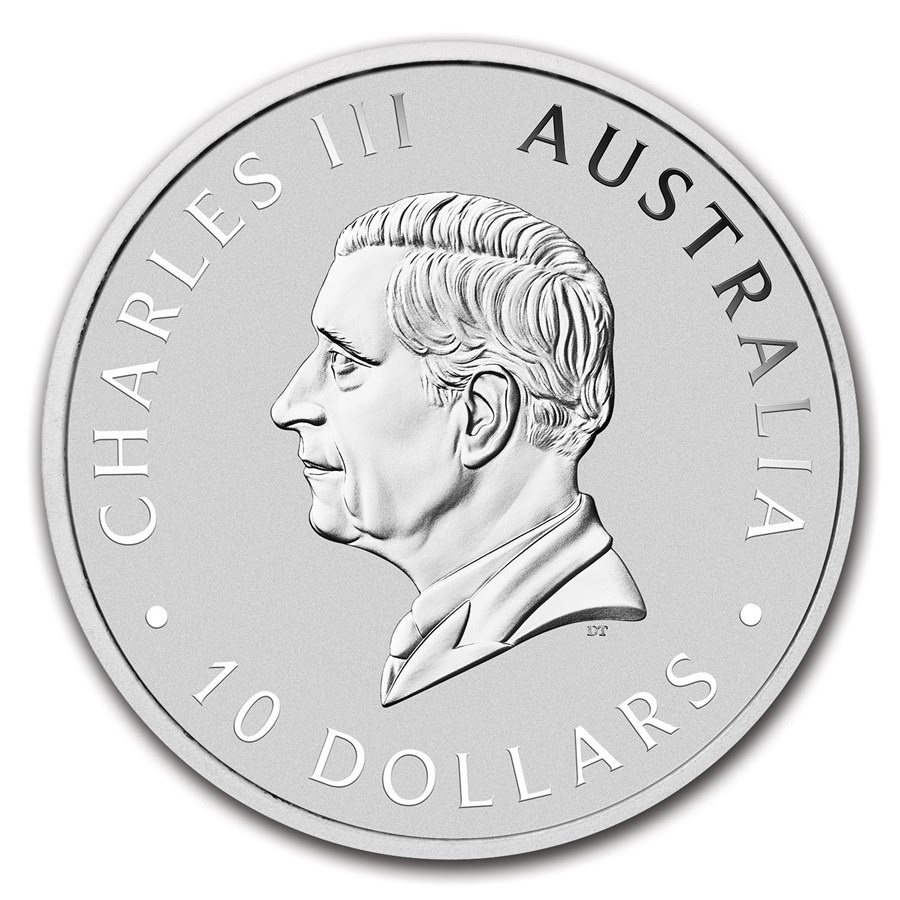 10 Unzen Kookaburra Silber 2025