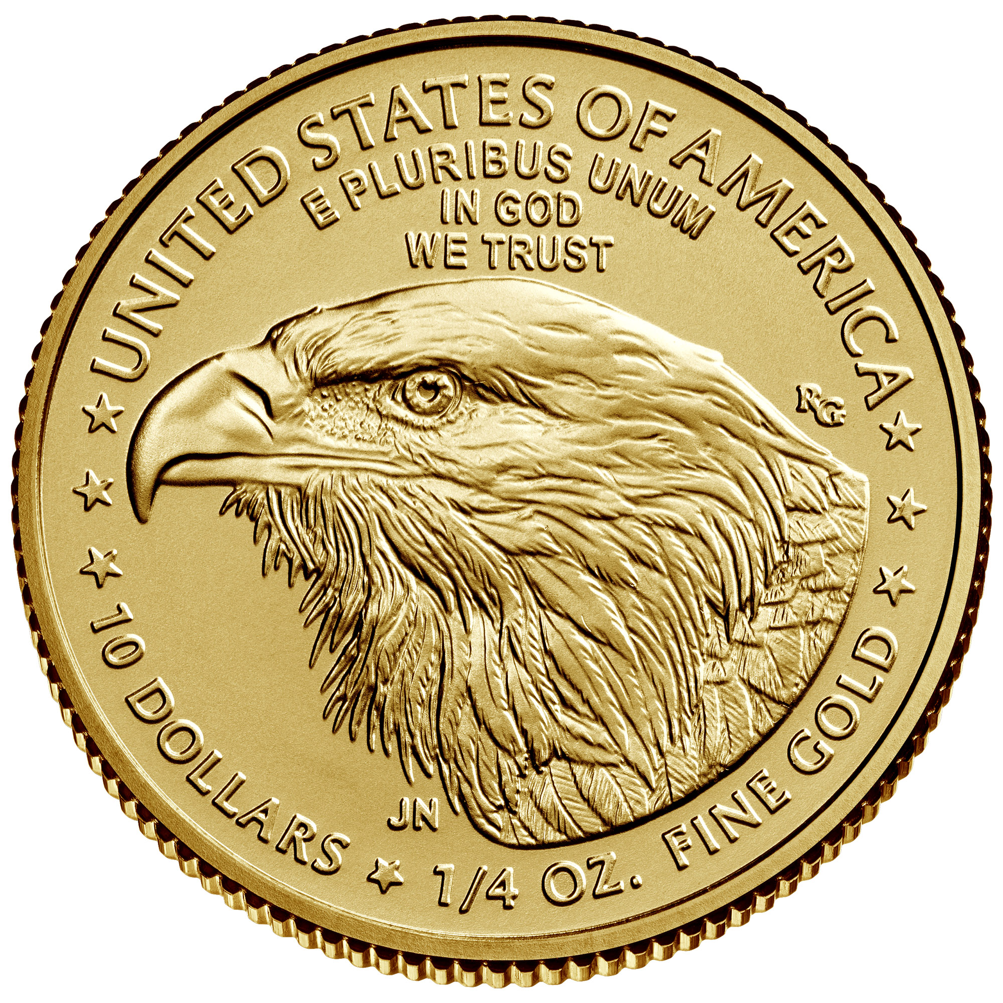 1/4 Unze American Eagle 2022 Goldmünze