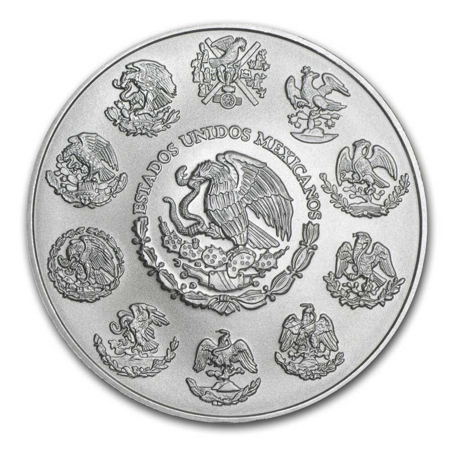 2 Unzen Silber Mexico Libertad, verschiedene Jahrgänge