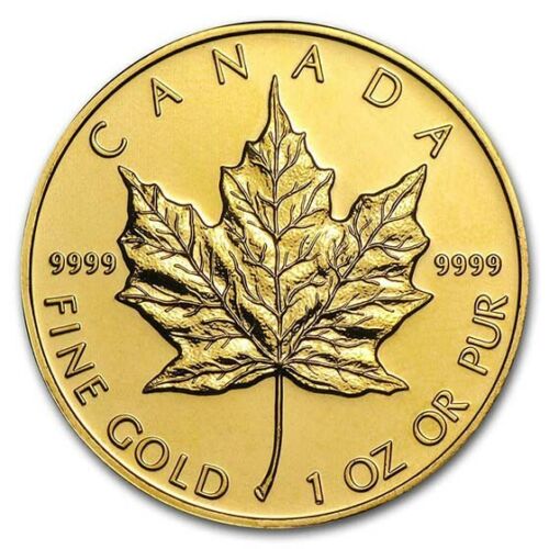 1 Unze Maple Leaf, verschiedene Prägejahre Goldmünze