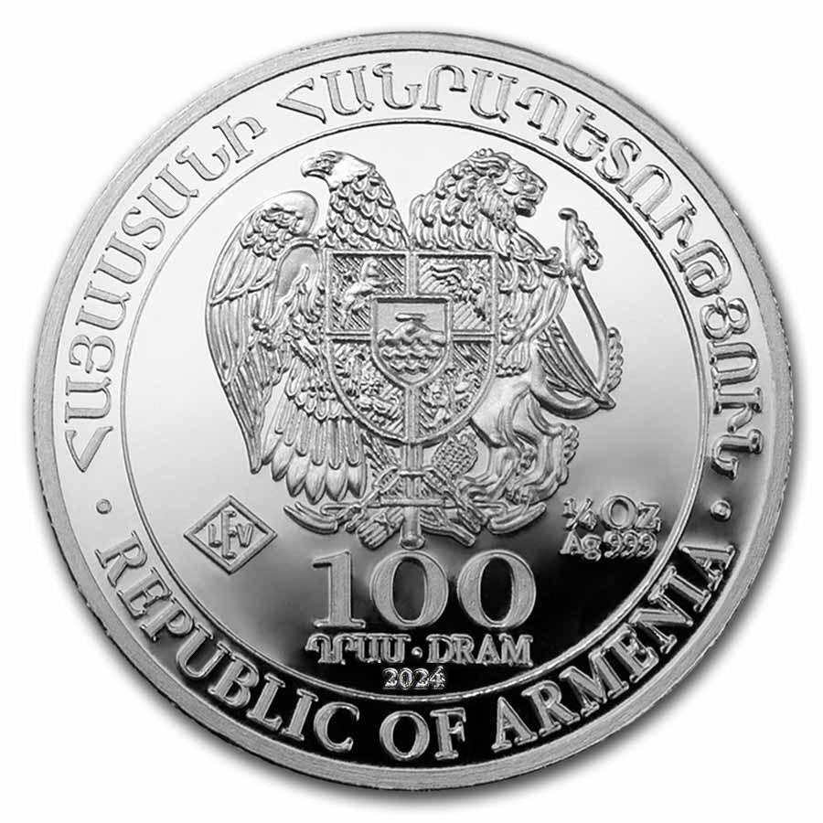 1/4 Unze Silbermünze Arche Noah 2024