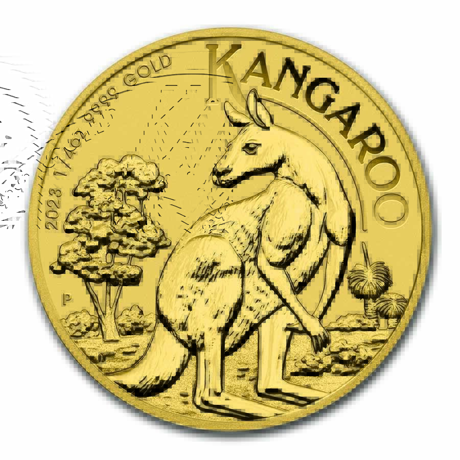 1/4 Unze Australian Kangaroo Goldmünze 2023