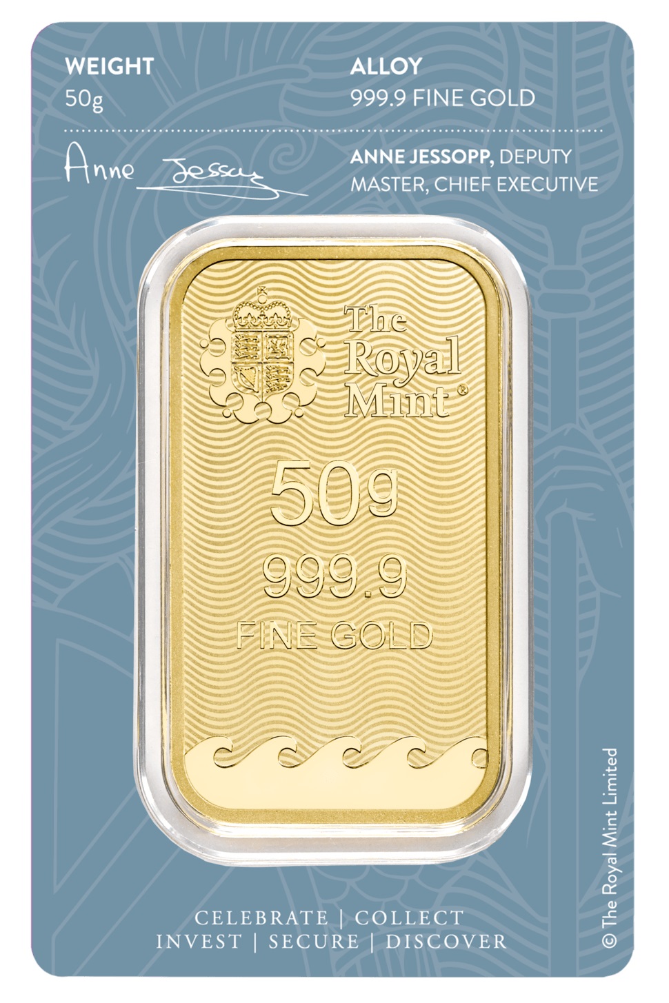 50g Goldbarren Britannia