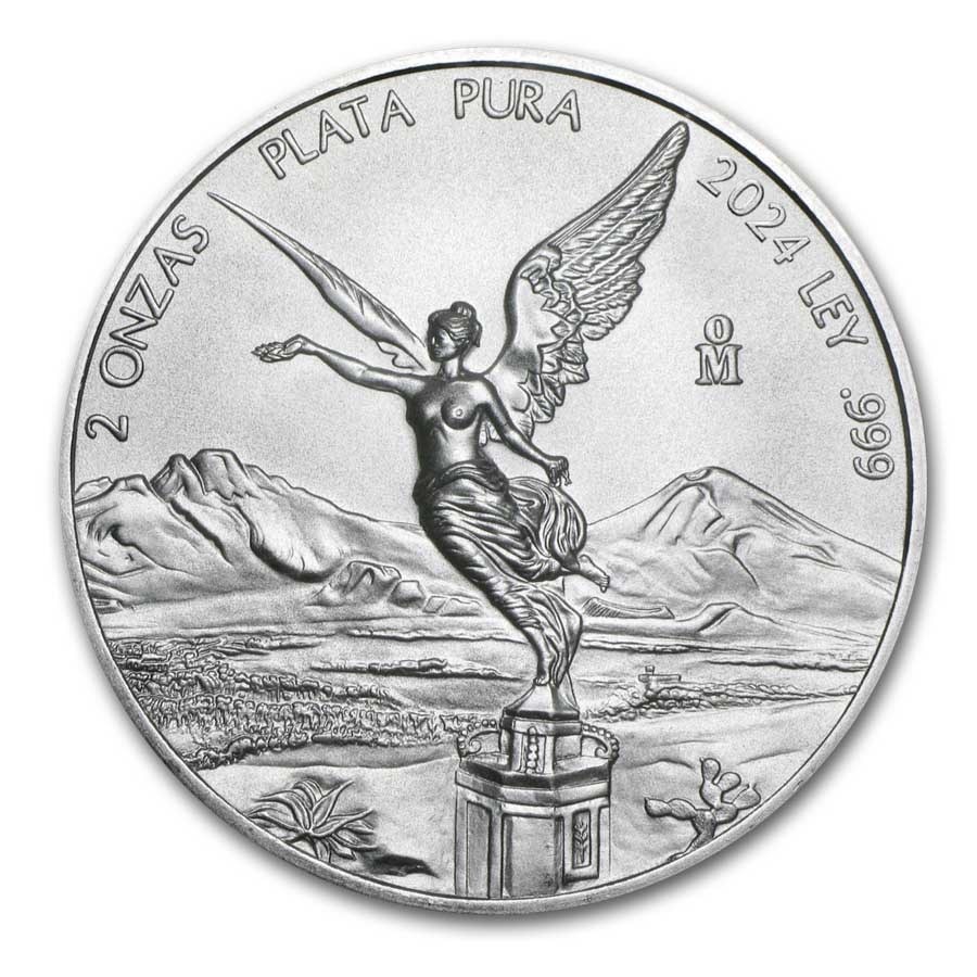 2 Unzen Silber Mexico Libertad 2024