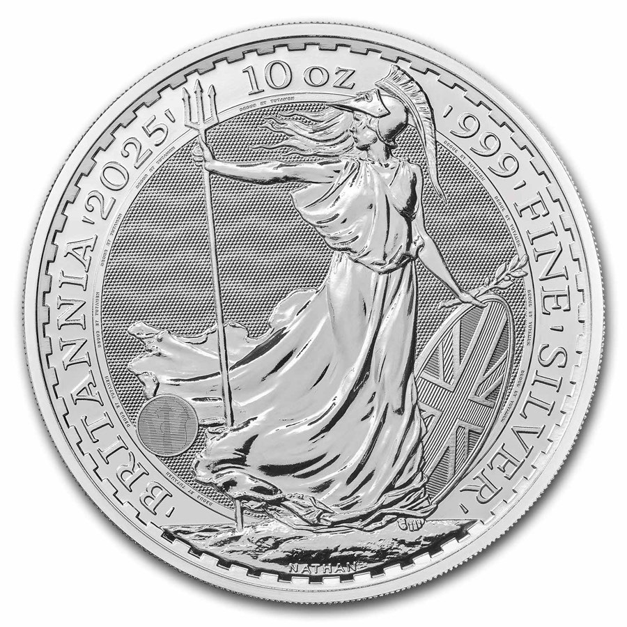 10 Unzen Britannia Silber 2025