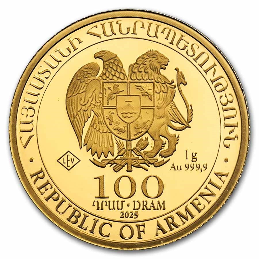 1g Goldmünze Arche Noah 2025