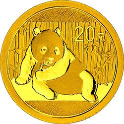 1/20 Unze China Panda Gold, verschiedene Prägejahre
