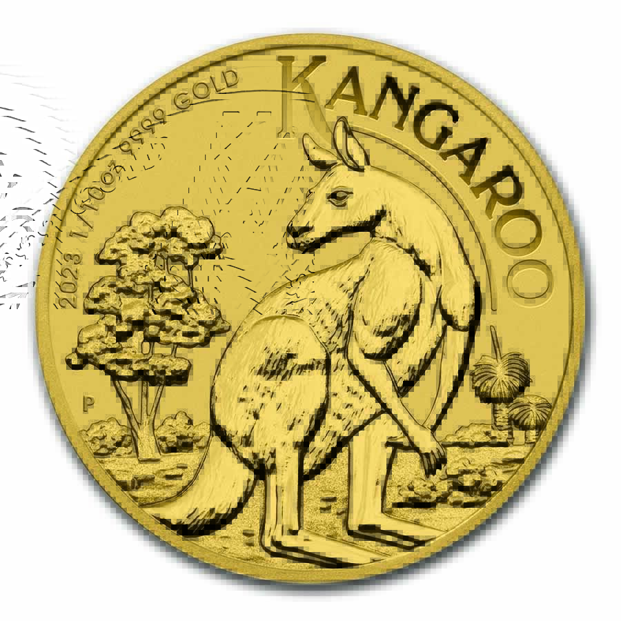 1/10 Unze Gold Känguru Nugget  2023