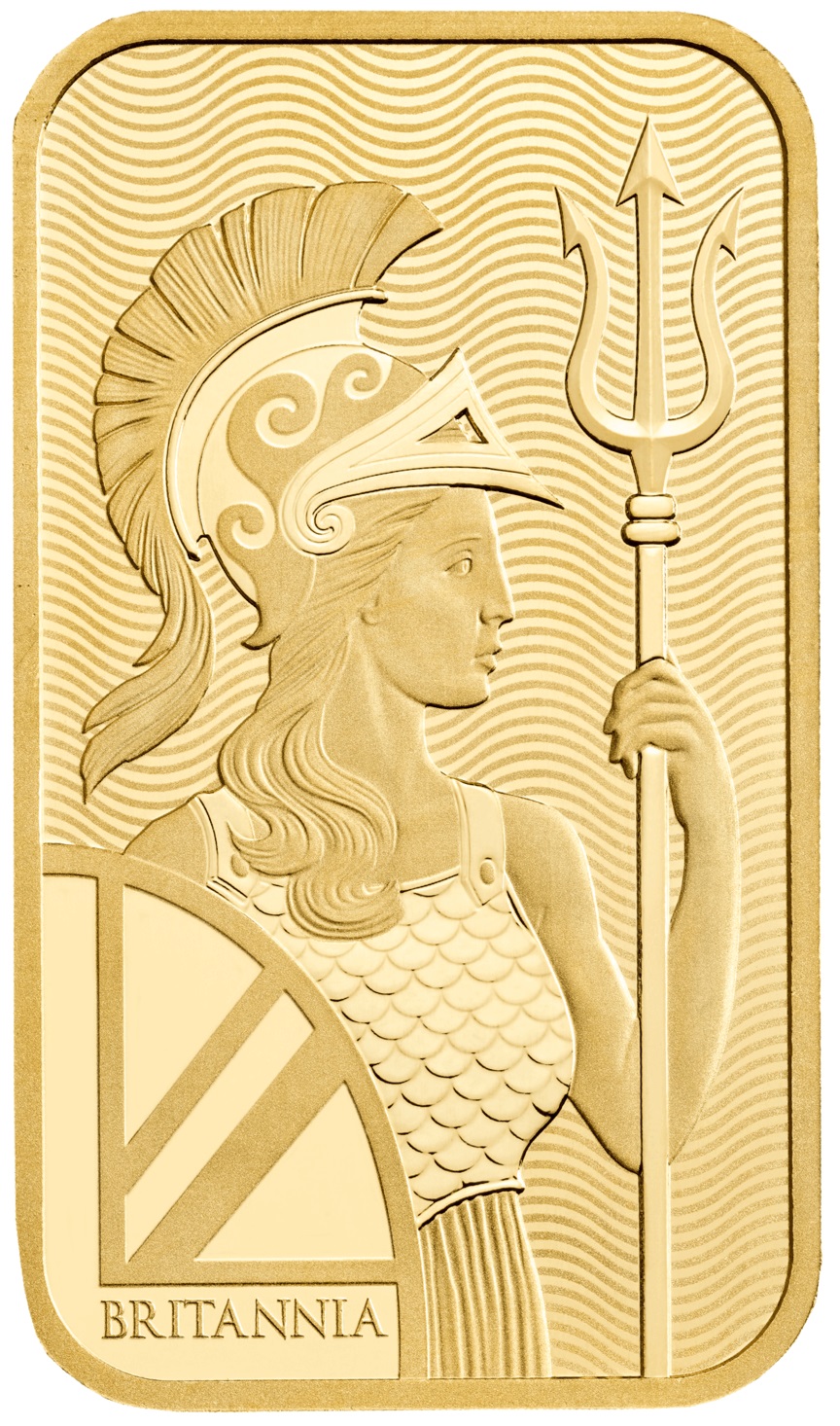 1g Goldbarren Britannia