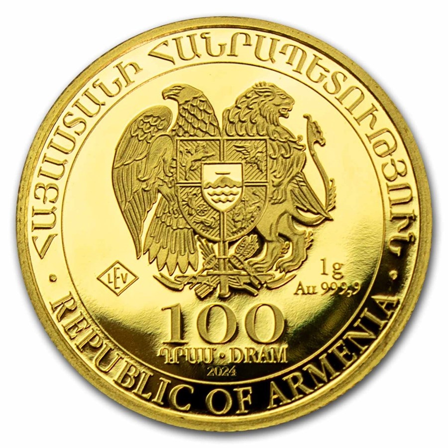 1g Goldmünze Arche Noah 2024