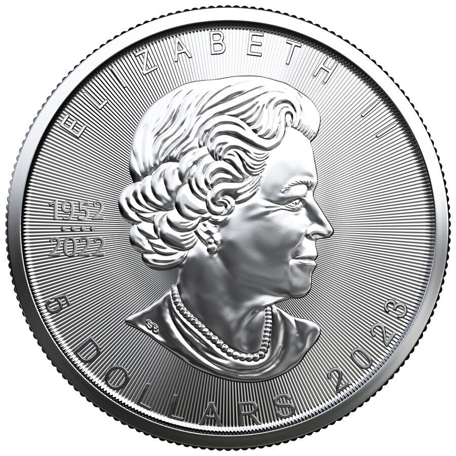 1 Unze Maple Leaf 2023 Silbermünze